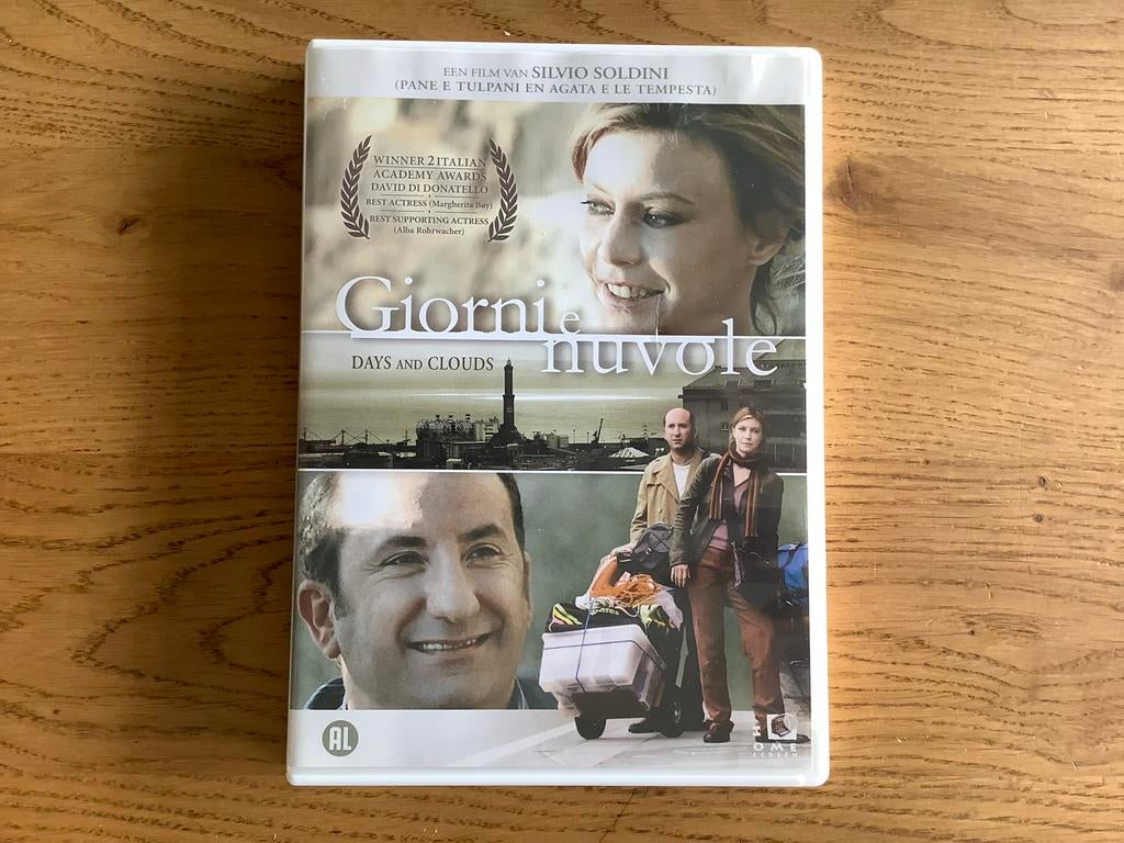 8). Giorno e nuvole - Italiaans drama door Silvio Soldini., Cd's en Dvd's, Dvd's | Drama, Gebruikt, Waargebeurd drama, Vanaf 12 jaar