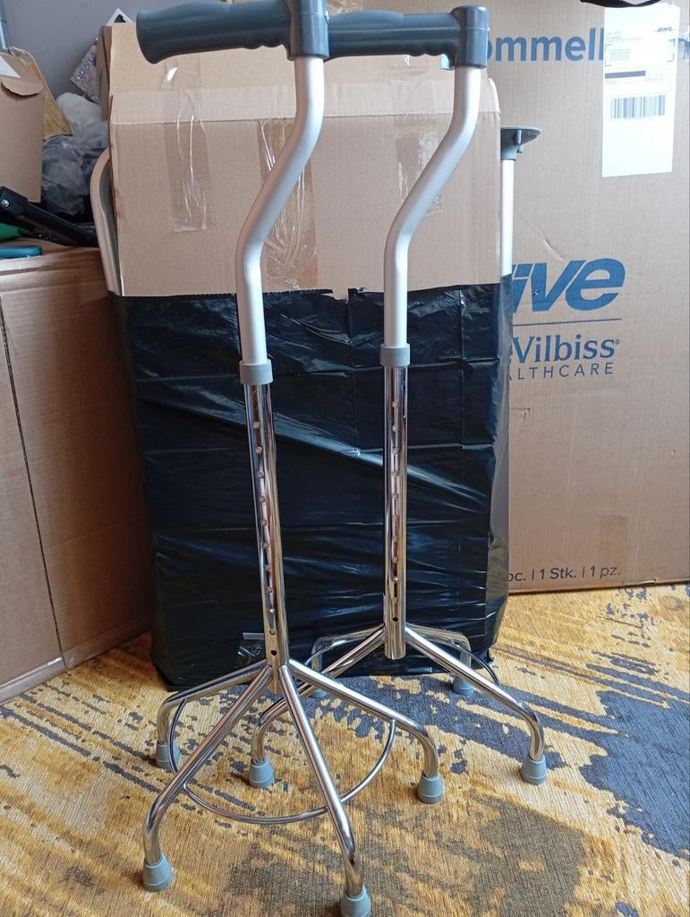 2 loop krukken, Diversen, Ophalen, In hoogte verstelbaar