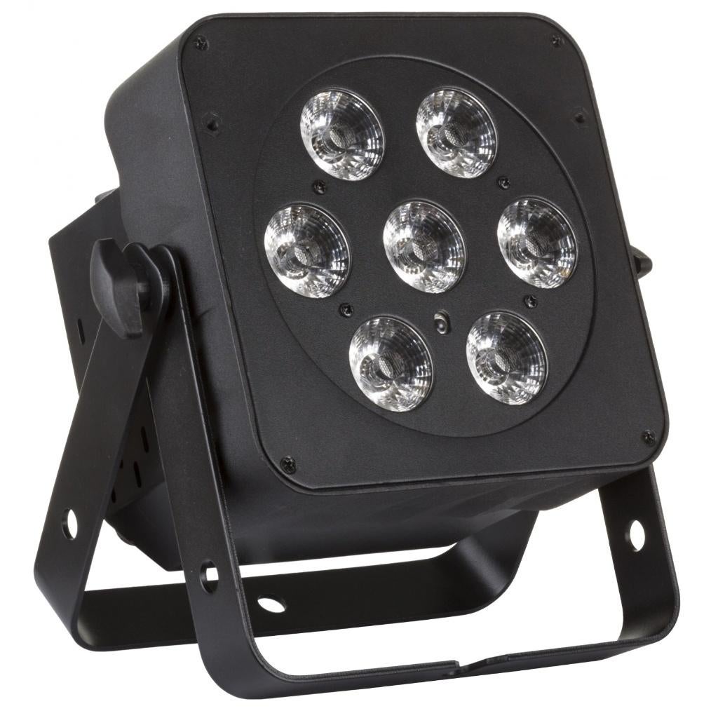 JB Systems LED PLANO 6in1 - 7 RGBWA + UV leds van 12W, Geluidgestuurd, ., Nieuw, Ophalen of Verzenden