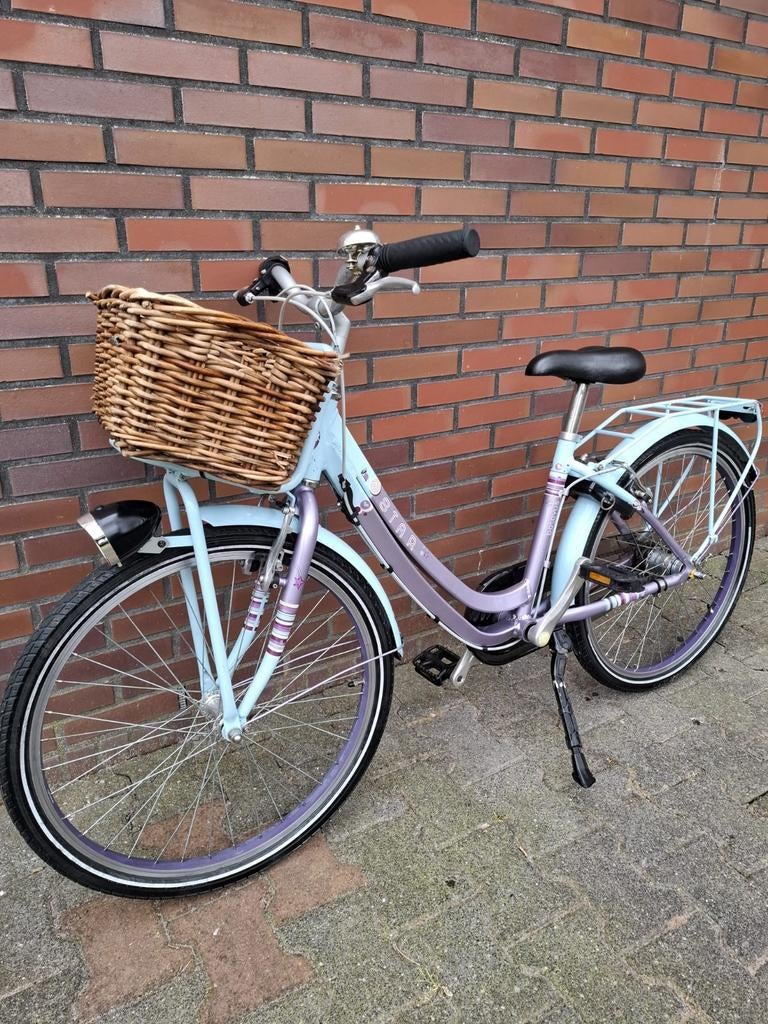 Batavus Star 24 inch met mand, Ophalen, Versnellingen, Batavus, Gebruikt