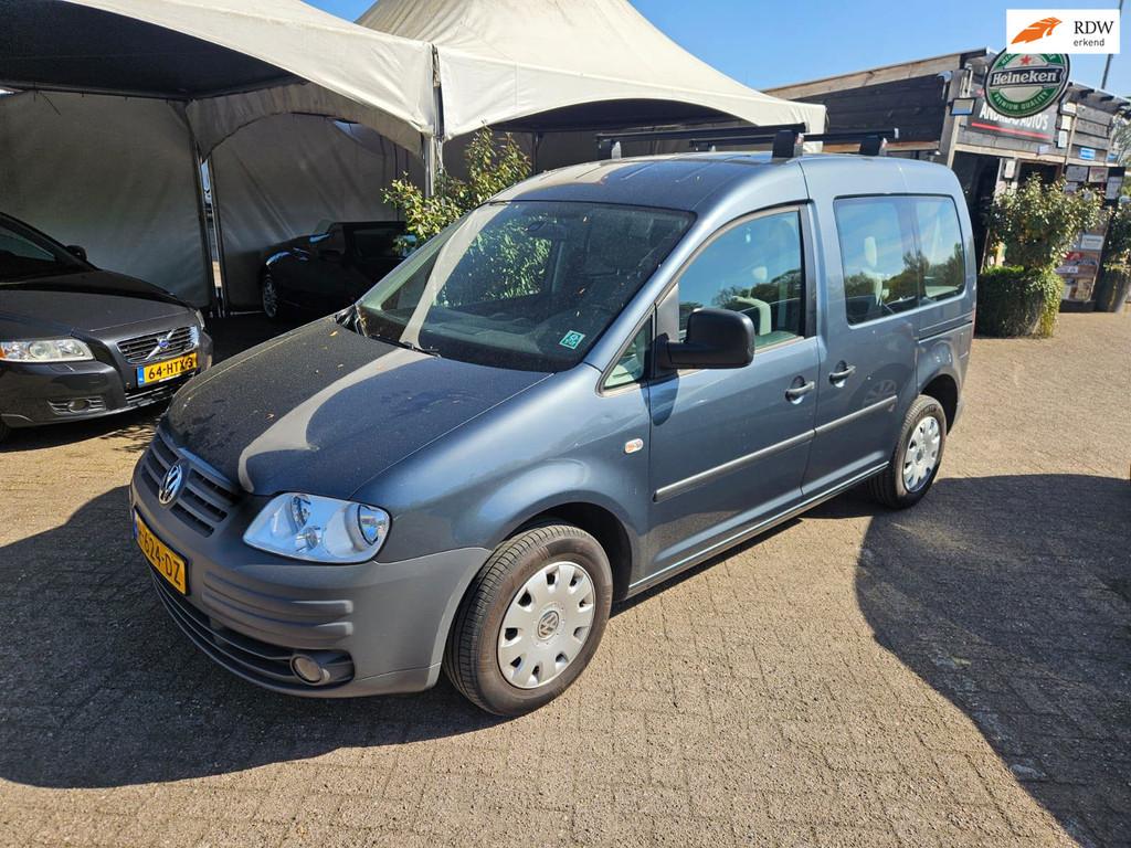 Volkswagen Caddy 1.4 Easyline 7p. Airco trekhaak, Auto's, Volkswagen, Overige modellen, 4 cilinders, 7 stoelen, Bedrijf