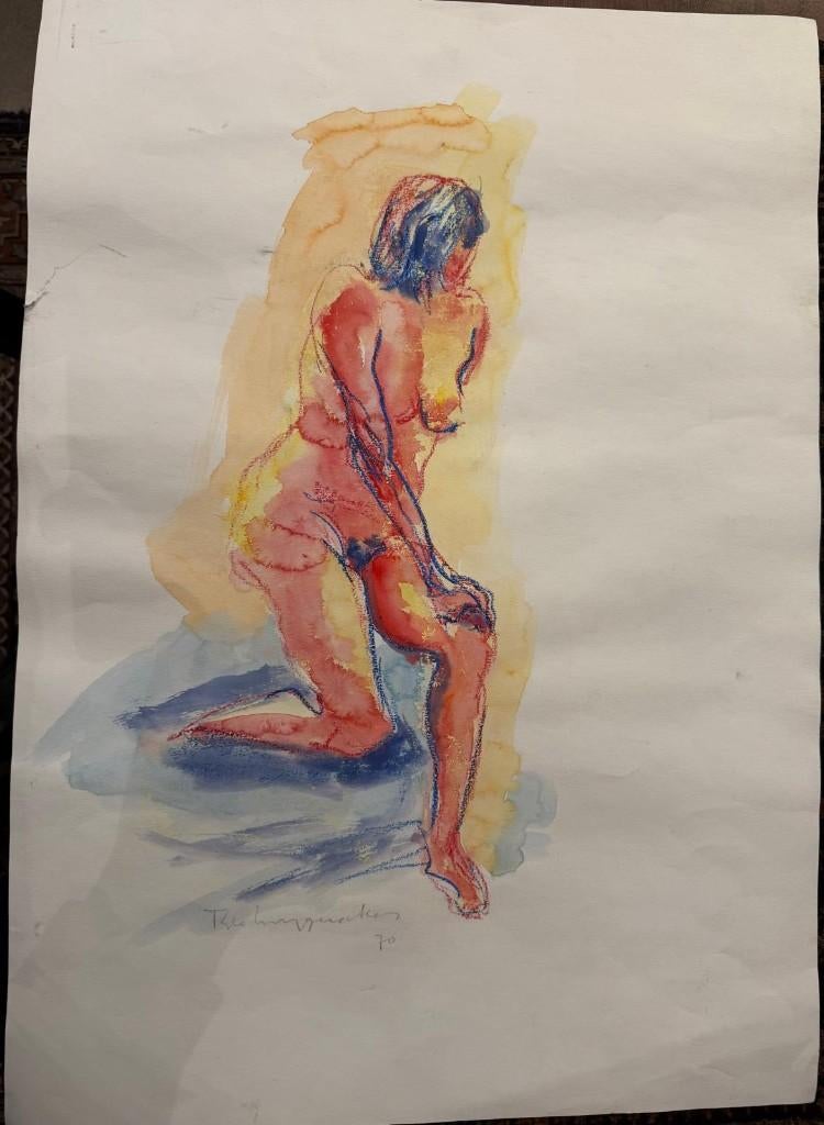 Theo Swagemakers  Uniek werk  Gesigneerd en Gedateerd, Antiek en Kunst, Ophalen