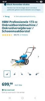 Onkruid borstelmachiene hbm, Tuin en Terras, Veegmachines, Ophalen, Zo goed als nieuw