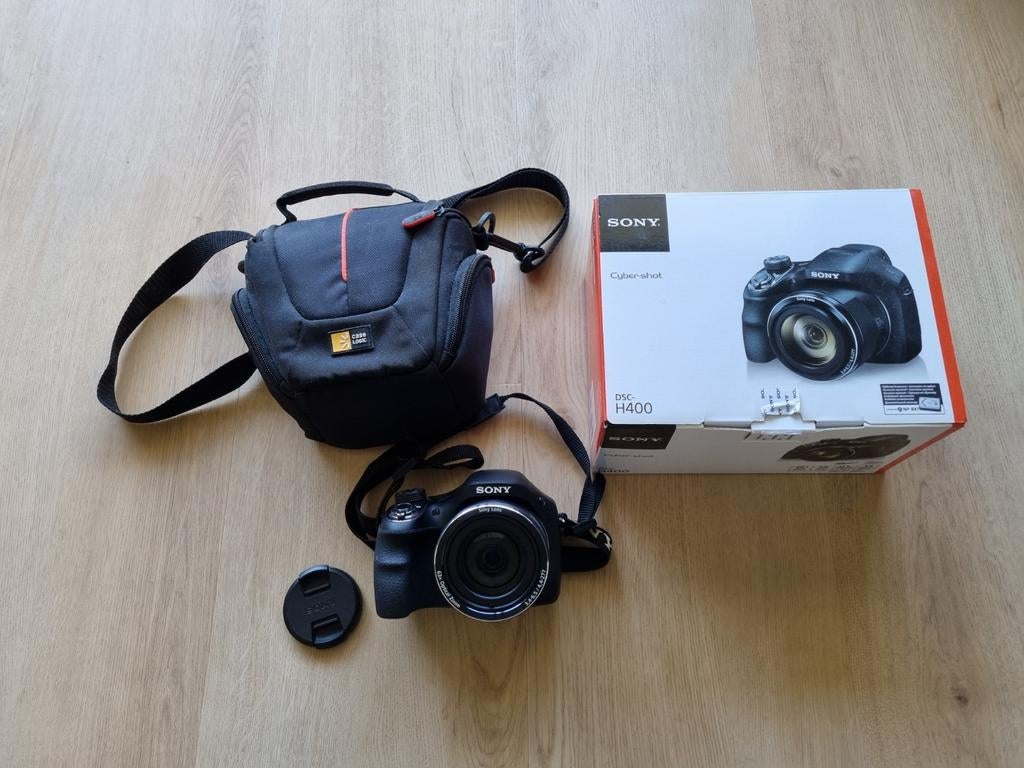 Sony Cyber-shot DSC-H400 Digitale Camera met Tas, Compact, Ophalen of Verzenden, Zo goed als nieuw, Sony