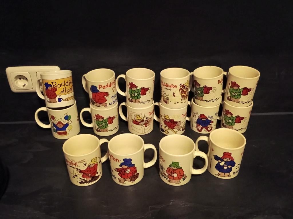 25 Paddington beer bekers, veel Douwe Egberts, Ophalen of Verzenden