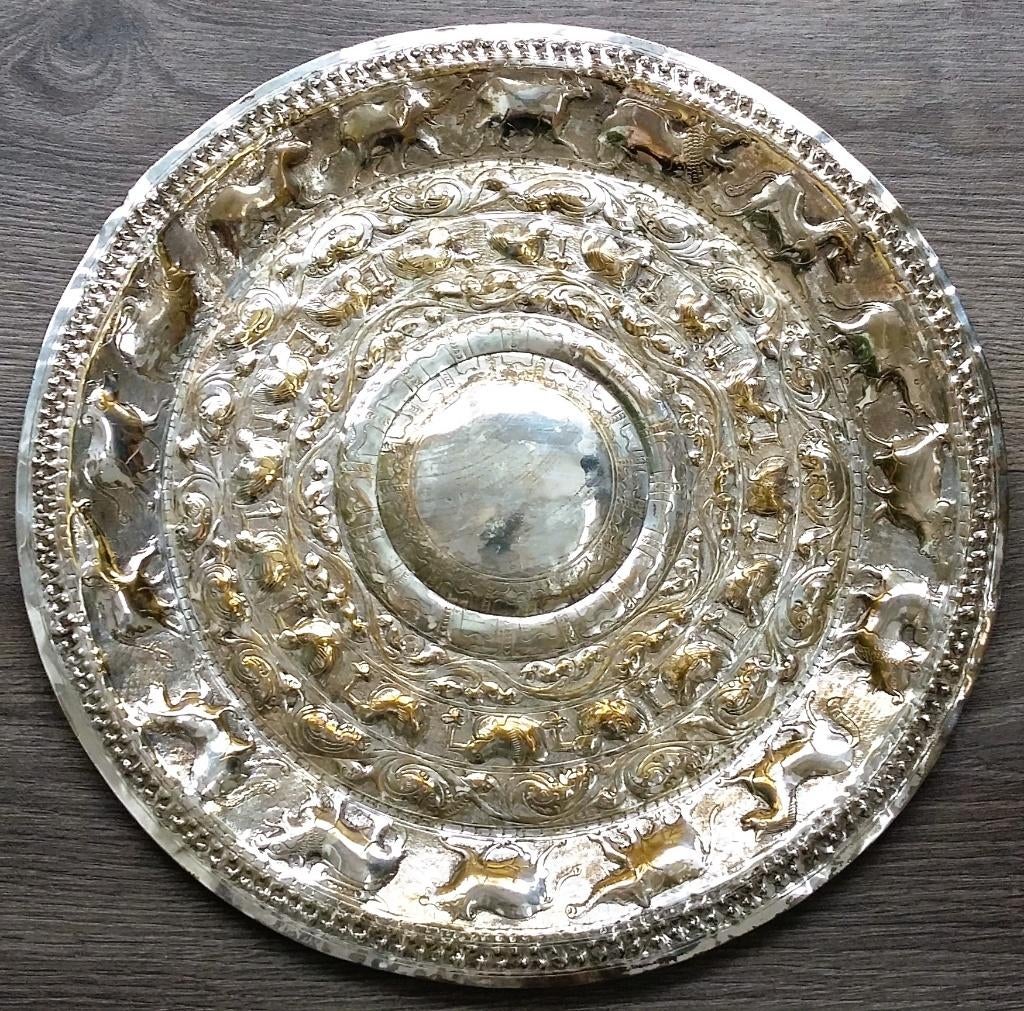 Omstreeks 1930 -1950 GROTE Aziatische India Indische Schaal