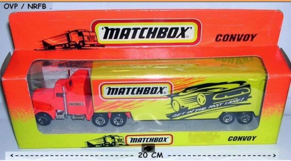 1993 Matchbox Kenworth Convoy truck,Get In The Fast Lane,OVP, Ophalen, Nieuw, Bus of Vrachtwagen, Matchbox