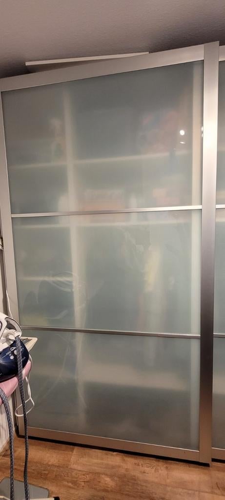 2 schuifdeuren voor Ikea Pax kast, Ophalen, Gebruikt, 200 cm of meer, 200 cm of meer