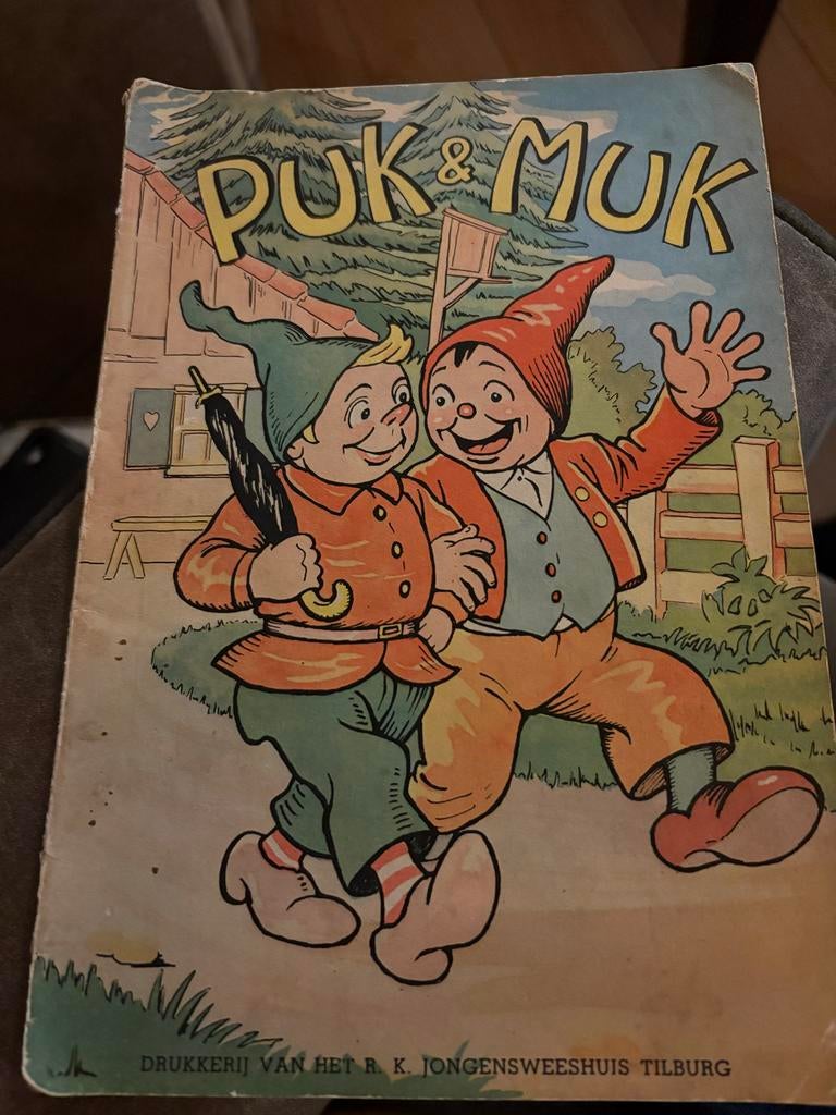 Puk & Muk stripboek, Eén stripboek, Ophalen of Verzenden, Gelezen