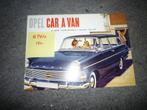 Opel Rekord P2 Car-A-Van folder nederlands, Ophalen of Verzenden, Zo goed als nieuw, Opel