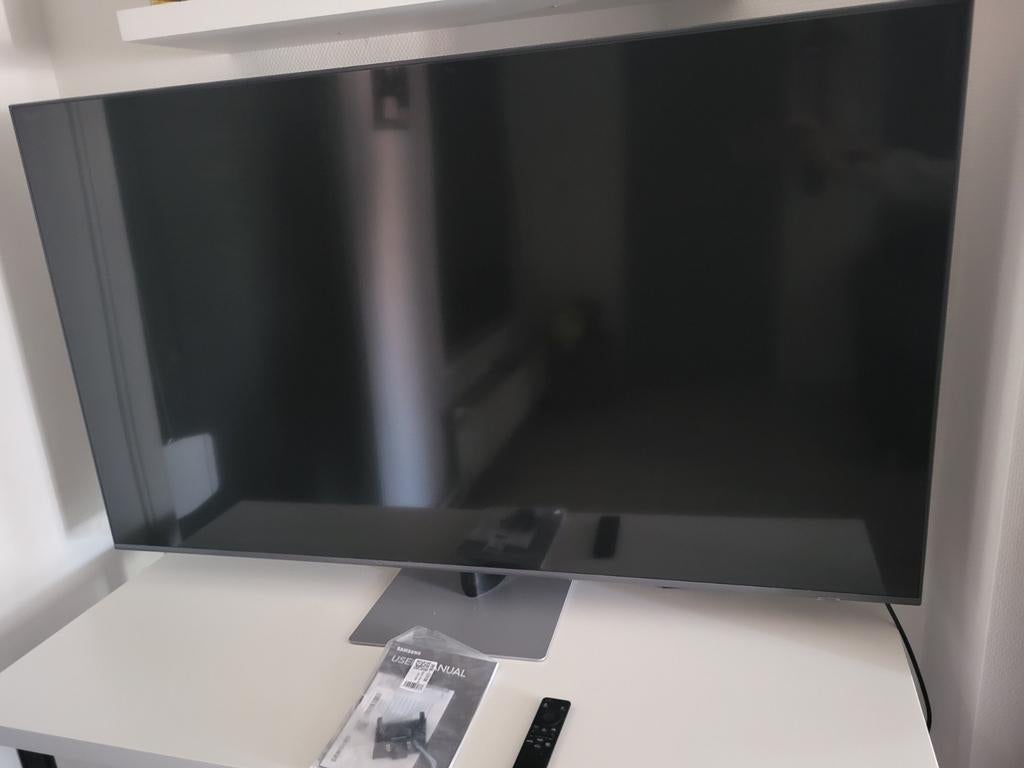 Samsung QLED 4K 55Q77C, Ophalen, Zo goed als nieuw, 100 cm of meer, Samsung