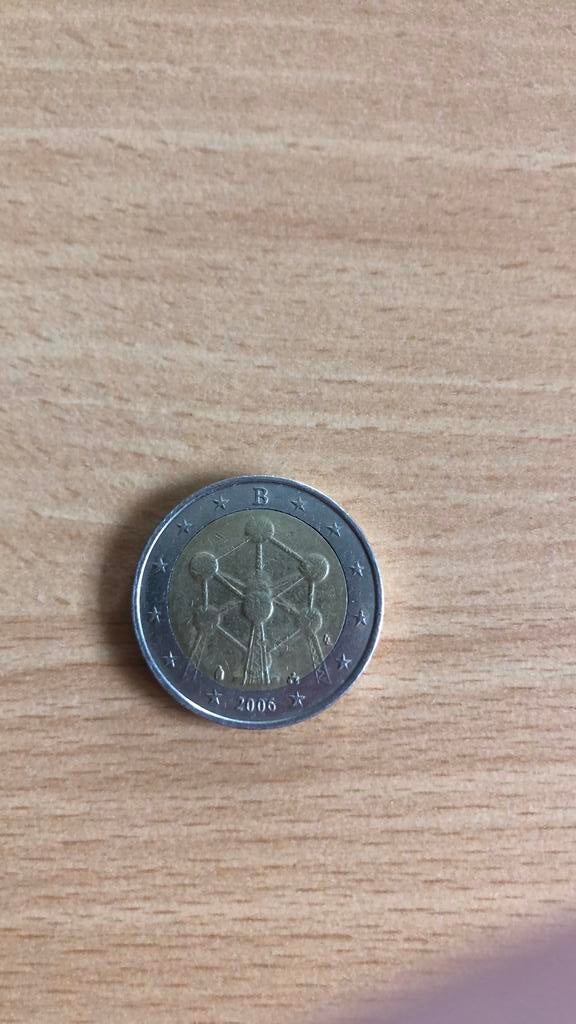 Belgische herdenkingsmunt van 2 euro uit 2006., Postzegels en Munten, Verzenden, België, 2 euro, Losse munt