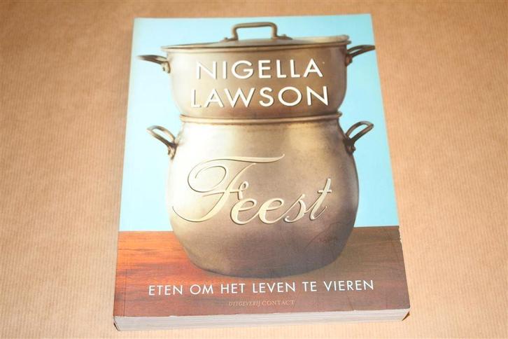 Feest. Eten Om Het Leven Te Vieren. Nigella Lawson., Boeken, Kookboeken, Zo goed als nieuw, Italië, Ophalen of Verzenden