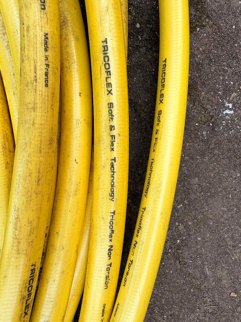 Waterslang, Tricoflex 3/4'' geel, 30 meter, Tuin en Terras, Tuinslangen, Ophalen, Gebruikt, Tuinslang