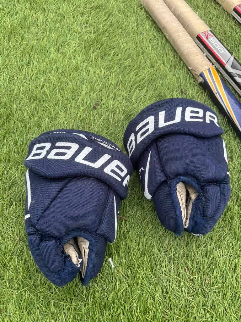 Bauer vapor ijshockey handschoenen maat 8- 20 cm, Ophalen of Verzenden, Zo goed als nieuw, Bescherming