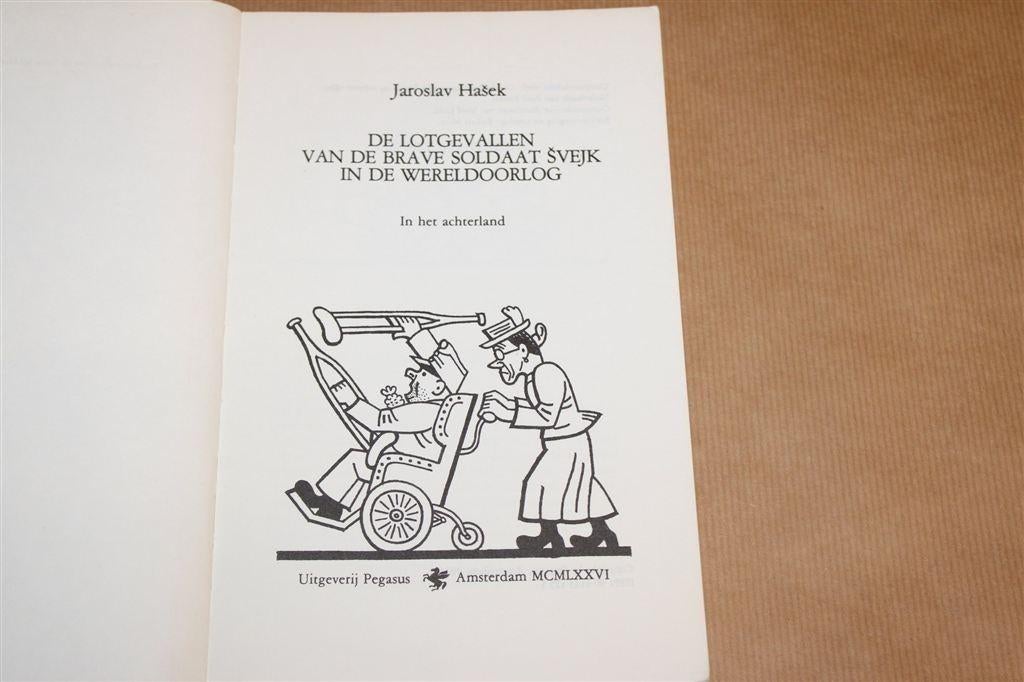 De Brave Soldaat Svejk 1 — Hasek, Pegasus 1974, Boeken, Ophalen of Verzenden, Gelezen