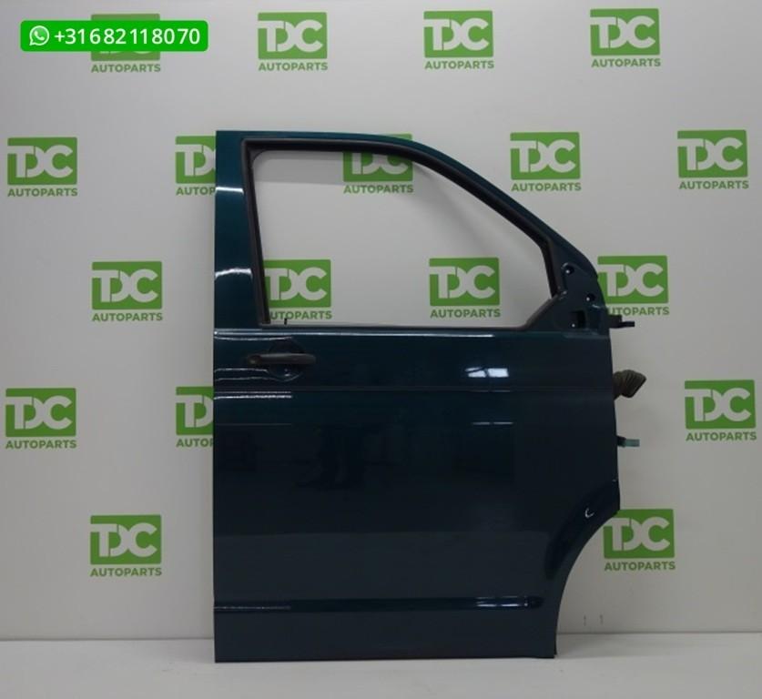 Volkswagen T5 ('03-'09) Voorportier rechts donkergroen, Auto-onderdelen, Carrosserie en Plaatwerk, Gebruikt, Ophalen of Verzenden