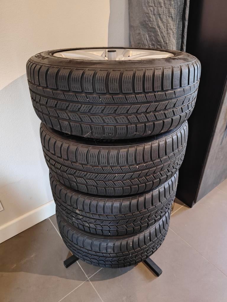 BMW 5-serie velgen met nieuwe winterbanden | F10, Auto-onderdelen, Banden en Velgen, Banden en Velgen, Nieuw, 17 inch, Personenwagen