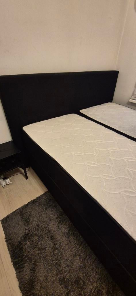 Boxspring gratis ophalen, Ophalen, Gebruikt, Tweepersoons, 160 cm