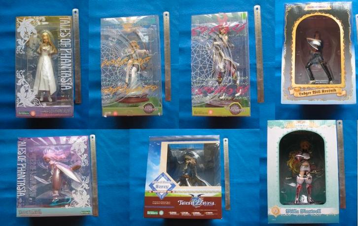 Figuren Tales of Abyss, Xillia, Symphonia, Phantasia Destiny, Verzamelen, Speelgoed, Zo goed als nieuw, Ophalen of Verzenden