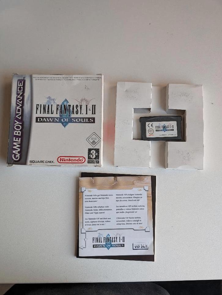Final fantasy 1 / 2 Dawn of souls GBA, 1 speler, Ophalen of Verzenden, Zo goed als nieuw, Role Playing Game (Rpg)