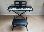 Casio CT-S200 Keyboard met standaard, kruk en pedaal, Muziek en Instrumenten, Ophalen, Casio, 61 toetsen, Zo goed als nieuw