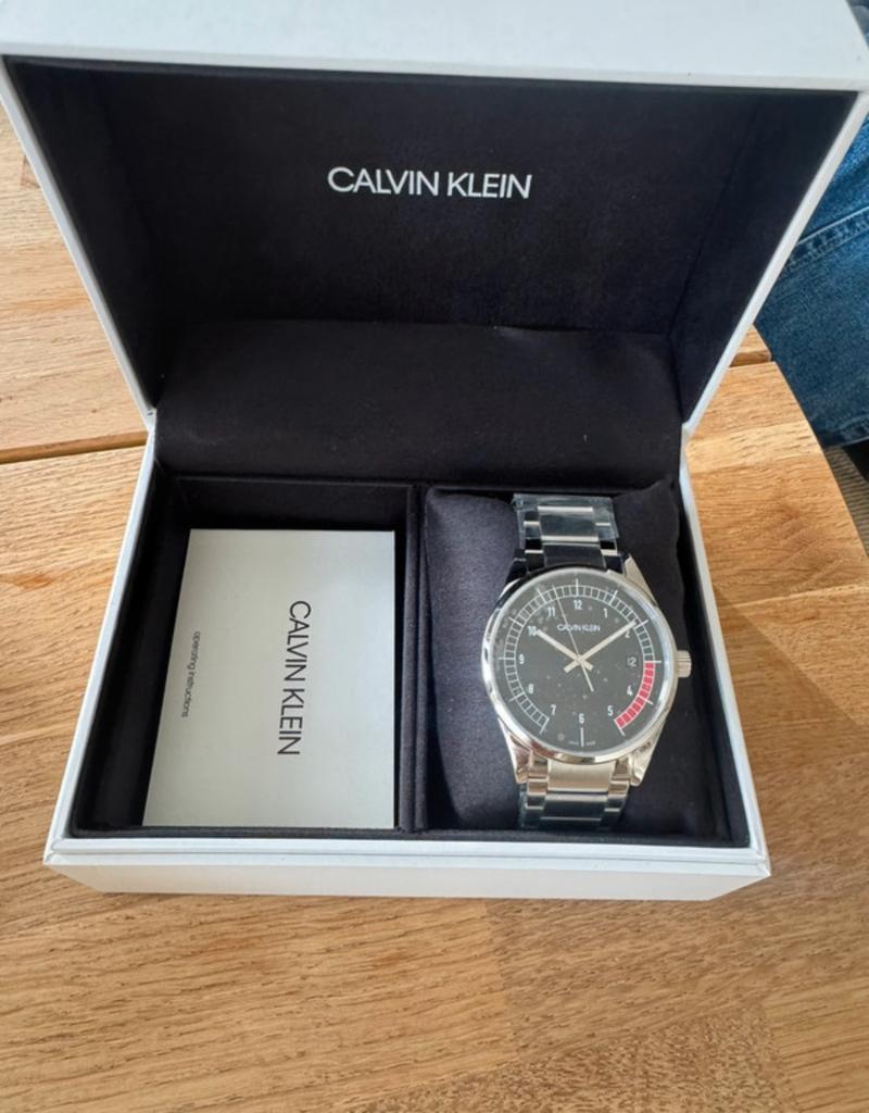 Calvin Klein - Mens Watch Horloge - Silver - Quartz, Overige merken, Staal, Staal, Polshorloge