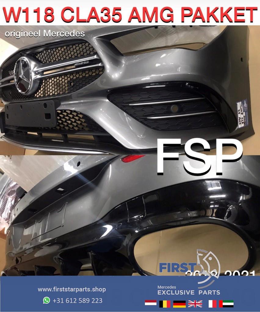 W118 CLA 35 AMG COMPLETE VOORBUMPER + ACHTERBUMPER PAKKET GR
