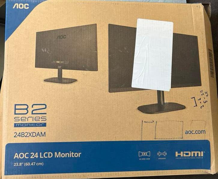 AOC 24, Ophalen, IPS, 101 t/m 150 Hz, Nieuw