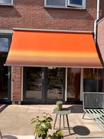 Retro zonnescherm 295 cm breed, Tuin en Terras, Zonneschermen, Ophalen, Gebruikt, 250 cm tot 450 cm, Knikarmscherm