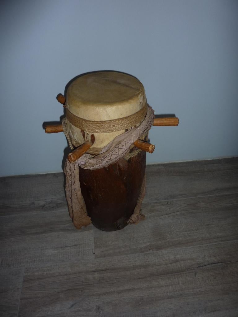 afrikaanse trommel, djembe, trommel, hout, afrika, Muziek en Instrumenten, Percussie, Ophalen, Gebruikt, Trommel