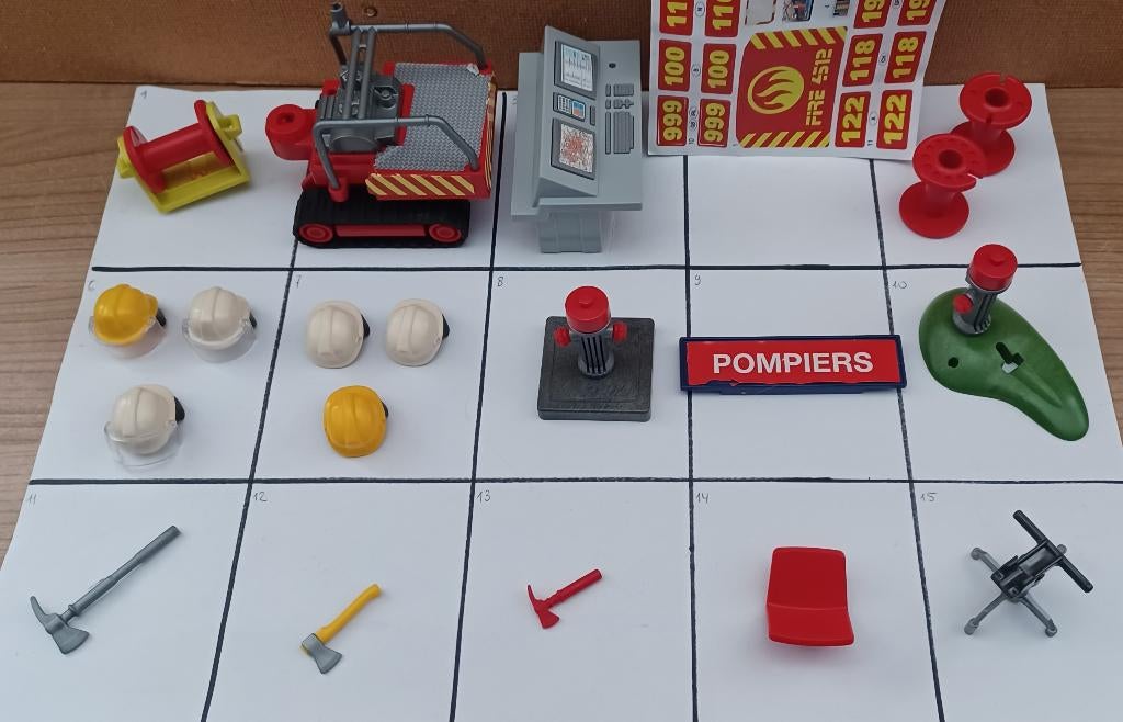 playmobil onderdelen brandweer, Ophalen of Verzenden, Gebruikt, Los playmobil