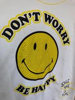 Desigual Smiley strass sweater wit maat L, Kleding | Dames, Maat 38/40 (M), Wit, Ophalen of Verzenden, Zo goed als nieuw