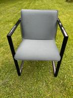 Set van 4 vintage designstoelen buisframe jaren ’70 stijl, Ophalen, Zo goed als nieuw, Zwart