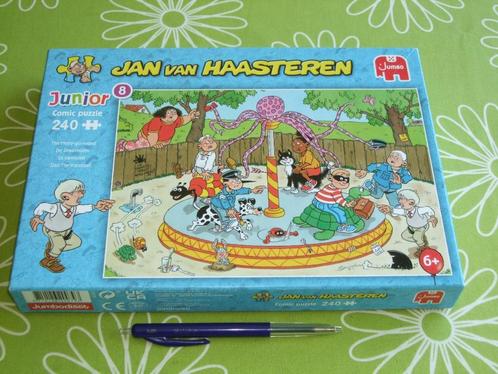 Jan van Haasteren Junior - De draaimolen - 240 stukjes, Kinderen en Baby's, Speelgoed | Kinderpuzzels, Zo goed als nieuw, 6 jaar of ouder