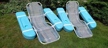 2 Drijfstoelen voor in het zwembad beschikbaar voor biedingen
