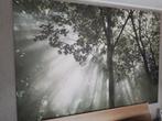Canvasdoek met bos afbeelding, Ophalen, Zo goed als nieuw
