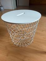 Opbergtafel, Huis en Inrichting, Tafels | Bijzettafels, Ophalen, Minder dan 45 cm, Minder dan 55 cm, Rond