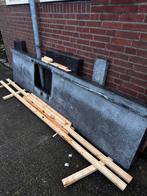 Beton keuken werkblad, Huis en Inrichting, Ophalen, Gebruikt, Zwart, 200 cm of meer