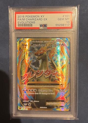 MCharizard EX PSA 10 Evolutions beschikbaar voor biedingen