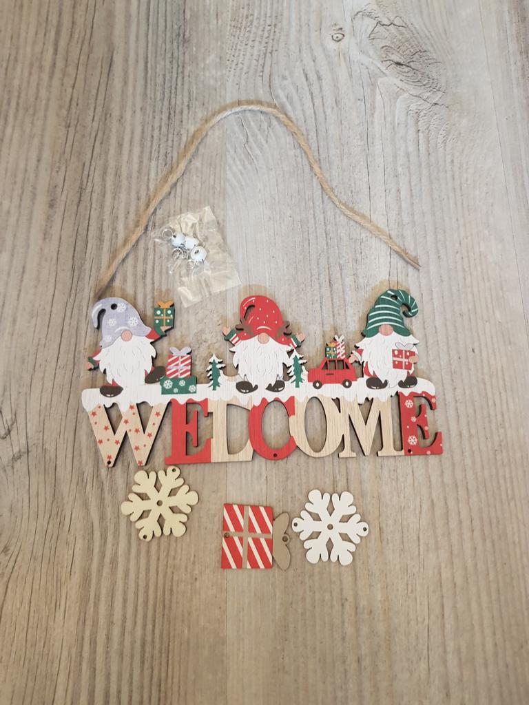 Kerst  welcome hanger, Ophalen of Verzenden, Nieuw