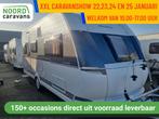 Hobby 495 UL DE LUXE ENKELE BEDDEN + MOVER +VOORTENT +LUIFEL, Rondzit, 7 tot 8 meter, Bedrijf, 1250 - 1500 kg