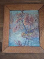 J.D. Uitenbogaard Schilderij - Landschap met Water, Ophalen of Verzenden