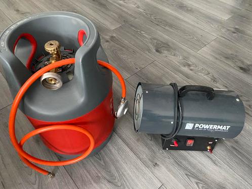 Gaskanon + LPG-fles 18L – Nieuw, 50% van winkelprijs, Doe-het-zelf en Verbouw, Compressors, Zo goed als nieuw, Ophalen of Verzenden
