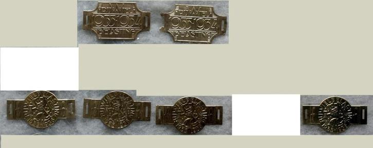 Rijwielbelasting plaatjes, Verzamelen, Overige Verzamelen, Gebruikt, Ophalen of Verzenden