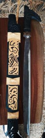 Indonesische Maleisische Borneo Dayak mes dolk Mandau, Antiek en Kunst, Ophalen of Verzenden