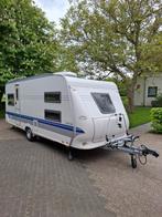 Hobby de luxe easy 540 UK stapelbed, airco, mover, voortent, Caravans en Kamperen, Caravans, Vast bed, Rondzit, Hobby, Koelkast