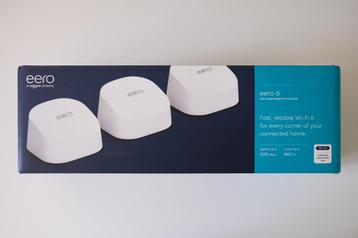 Amazon eero 6 Dual-Band Mesh Wi-Fi System (3-pack) beschikbaar voor biedingen