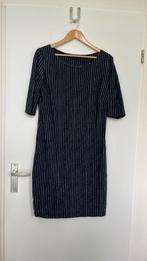 Cassiopee jurk travelstof maat L blauw gestreept, Kleding | Dames, Blauw, Maat 42/44 (L), Ophalen of Verzenden