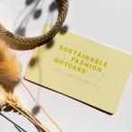 Sustainable fashion gift card t.w.v. €50, Eén persoon, Cadeaubon